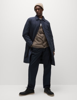 

Mens M&S Collection Feather and Down Mac with Stormwear™ - Dark Navy, Dark Navy