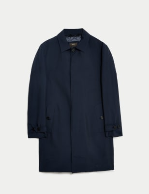 

Mens M&S Collection Padded Mac with Stormwear™ - Navy, Navy