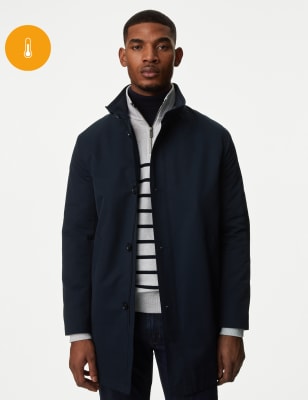 

Mens M&S Collection Mac with Stormwear™ - Dark Navy, Dark Navy