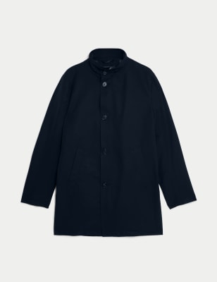 

Mens M&S Collection Mac with Stormwear™ - Dark Navy, Dark Navy