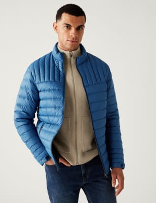 

Mens M&S Collection Feather and Down Puffer Jacket - Light Airforce, Light Airforce