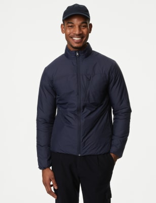 

Mens M&S Collection Lightweight Padded Jacket with Stormwear™ - Navy, Navy