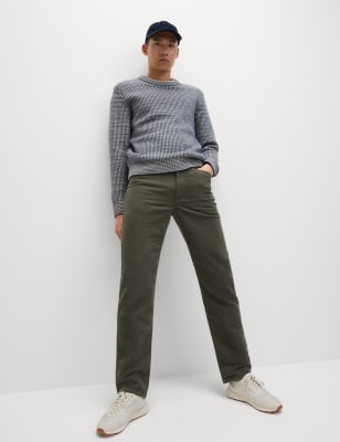 

Mens M&S Collection Normal geschnittene 5-Pocket-Hose aus italienischem Moleskin - Taupe, Taupe