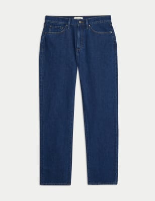 

Mens Autograph Straight Leg Soft Touch Jeans - Indigo, Indigo