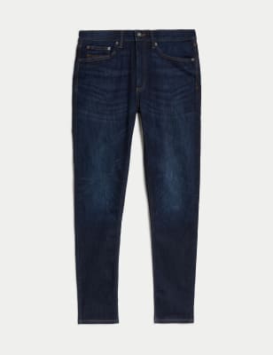 

Mens M&S Collection Skinny-Jeans mit Rundum-Stretch - Indigo, Indigo