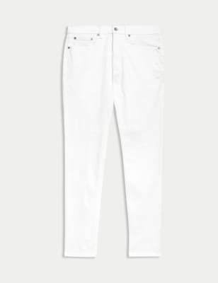 

Mens M&S Collection Skinny Fit 360 Flex Jeans - White, White