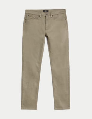 

Mens M&S Collection Slim Fit 360 Flex Jeans - Mole, Mole