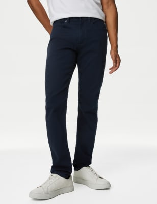

Mens M&S Collection Slim Fit 360 Flex Jeans - Blue/Black, Blue/Black