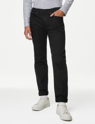

Mens M&S Collection Slim Fit 360 Flex Jeans - Black, Black