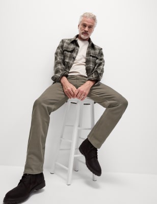 

Mens M&S Collection Gerade geschnittene Rundum-Stretch-Jeans - Mocha, Mocha