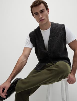 

Mens M&S Collection Gerade geschnittene Rundum-Stretch-Jeans - Dark Khaki, Dark Khaki