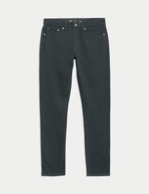 

Mens M&S Collection Slim Fit 360 Flex Stretch Jeans - Dark Charcoal, Dark Charcoal