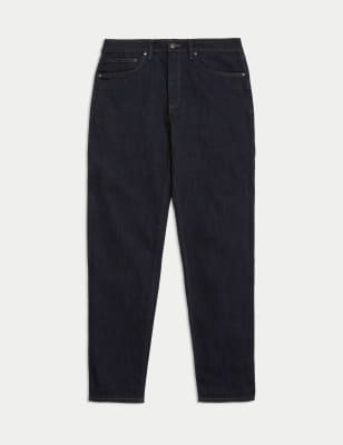 

Mens M&S Collection Tapered Fit Stretch Jeans - Dark Indigo, Dark Indigo