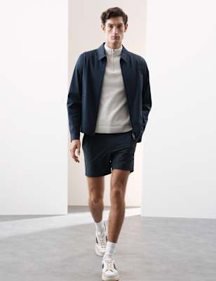 

Mens Autograph Technical Performance Short Chino Shorts, Dark Navy