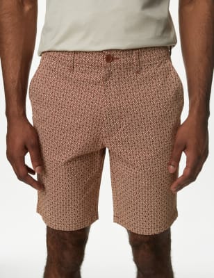 

Mens M&S Collection Printed Stretch Chino Shorts - Spice, Spice