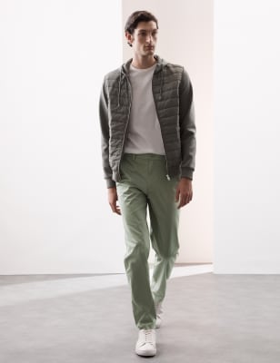 

Mens Autograph Superleicht Chino mit normaler Passform - Smokey Green, Smokey Green