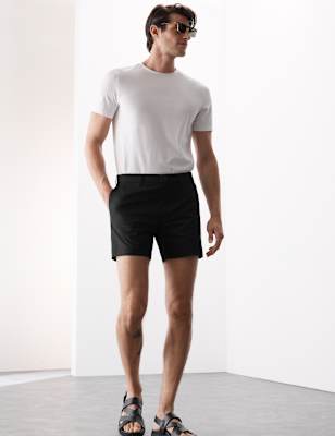 

Autograph Chinos cortos ligeros de corte estándarMens - Black, Black