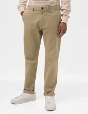 

Mens M&S Collection Slim Fit Ultimate Chinos - Natural, Natural