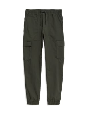 

Mens M&S Collection Elasticated Waist Ripstop Cargo Trousers - Khaki, Khaki