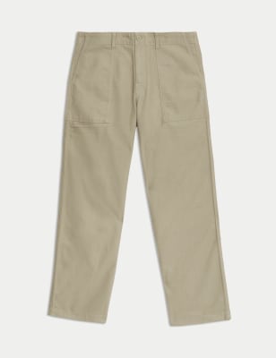 

Mens M&S Collection Loose Fit Utility Trousers - Sand, Sand