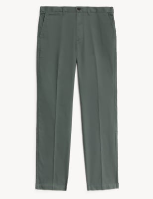 

Mens M&S Collection Regular Fit Super Lightweight Chinos - Green, Green