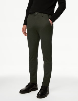 

Mens M&S Collection Slim Fit Chinos - Dark Khaki, Dark Khaki