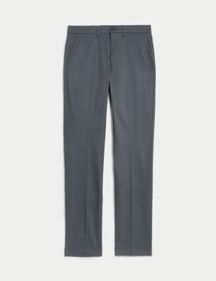 

Mens M&S Collection Schmal geschnittene Heritage-Chinohose - Dark Pewter, Dark Pewter