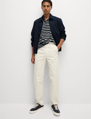 

Mens M&S Collection Regular Fit Heritage Twill Chinos, Ecru