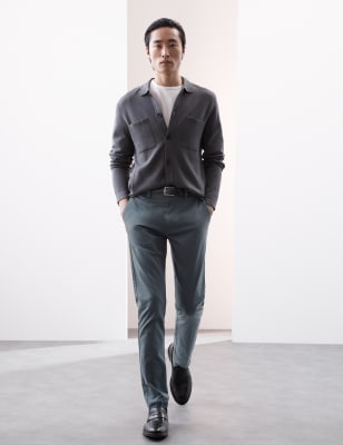 

Autograph Chinos slim italianosMens - Dark Slate, Dark Slate
