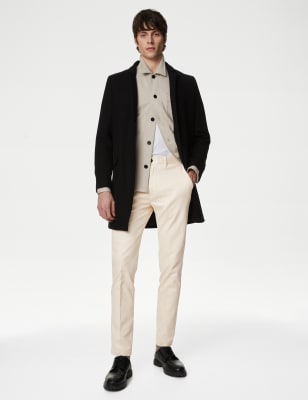 

Mens Autograph Italienische Chinos in schmaler Passform mit Stretchanteil - Ecru, Ecru