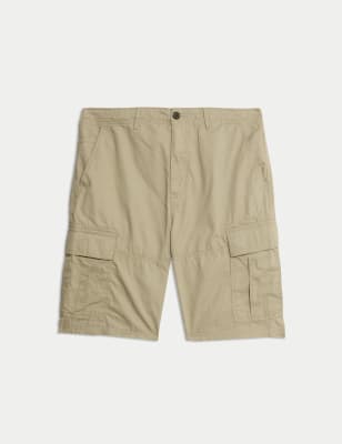 

Mens M&S Collection Pure Cotton Lightweight Cargo Shorts - Sand, Sand