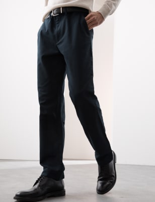 

Mens Autograph Regular Fit Italian Chinos - Navy, Navy