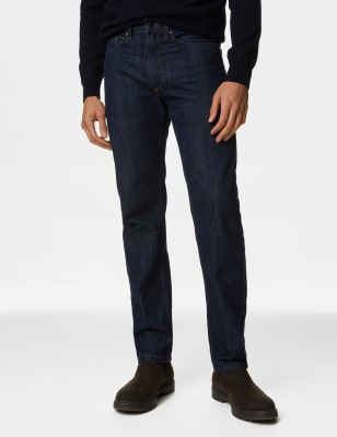 

M&S Collection Jeans straight 100% algodónMens - Dark Indigo, Dark Indigo