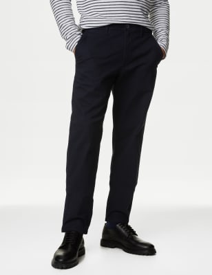 

Mens M&S Collection Tapered Fit Stretch Chinos - Navy, Navy