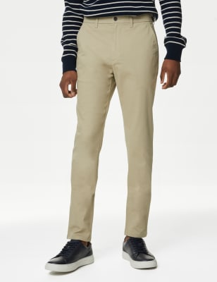 

Mens M&S Collection Slim Fit Stretch Chinos - Sandstone, Sandstone