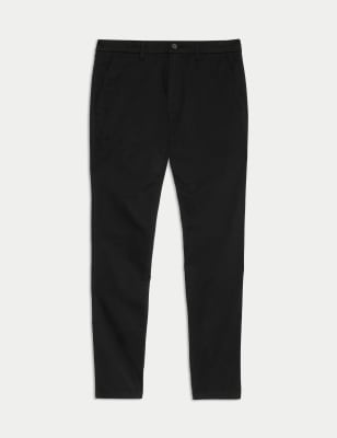 

M&S Collection Chinos slim fit elásticosMens - Black Mix, Black Mix