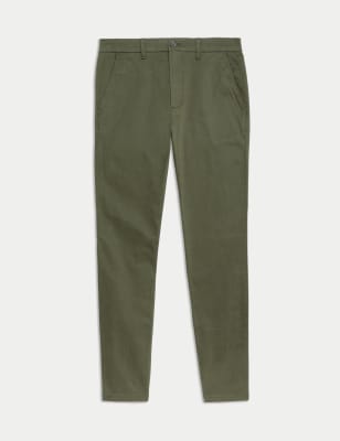 

Mens M&S Collection Skinny Fit Stretch Chinos - Faded Khaki, Faded Khaki