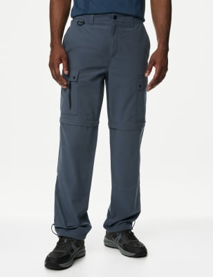

Mens Goodmove Zip Off Trekking Trousers with Stormwear™ - Petrol, Petrol