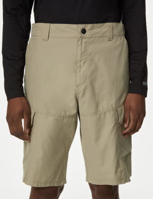 

Mens M&S Collection Trek Cargo Stormwear™ Shorts - Stone, Stone