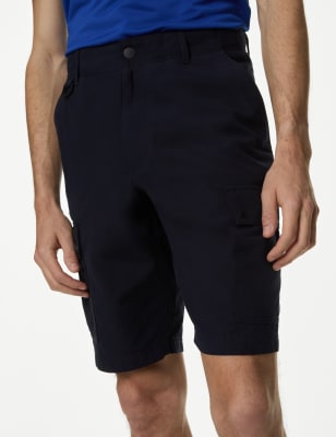

Mens M&S Collection Ripstop Textured Trekking Shorts with Stormwear™ - Navy, Navy