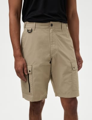 

Mens M&S Collection Ripstop Textured Trekking Shorts with Stormwear™ - Stone, Stone