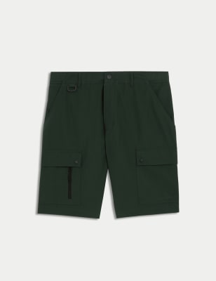 

Mens M&S Collection Ripstop Textured Trekking Shorts with Stormwear™ - Dark Khaki, Dark Khaki