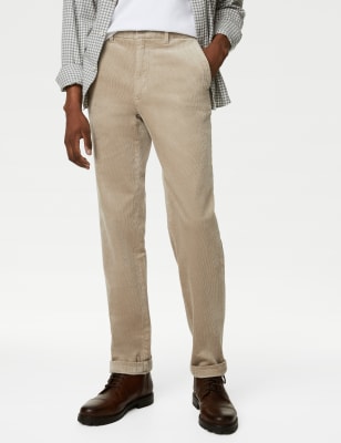 

Mens M&S Collection Regular Fit Luxury Corduroy Trouser - Sand, Sand