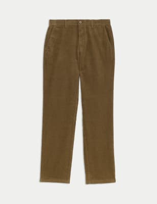 

Mens M&S Collection Regular Fit Corduroy Chinos - Tan, Tan