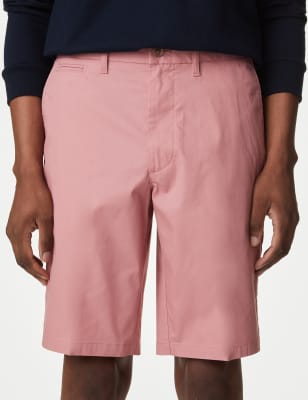 

Mens M&S Collection Extrem leichte Chino-Shorts mit Stretchanteil - Pale Rose, Pale Rose