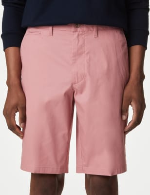 

Mens M&S Collection Super Lightweight Stretch Chino Shorts - Pale Rose, Pale Rose