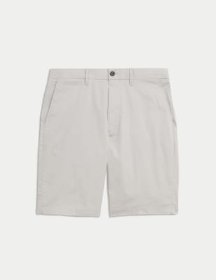 

Mens M&S Collection Super Lightweight Stretch Chino Shorts, Natural
