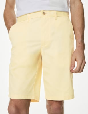 

Mens M&S Collection Super Lightweight Stretch Chino Shorts - Citrus, Citrus