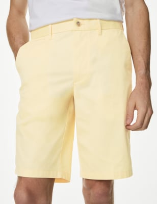 

Mens M&S Collection Extrem leichte Chino-Shorts mit Stretchanteil - Citrus, Citrus