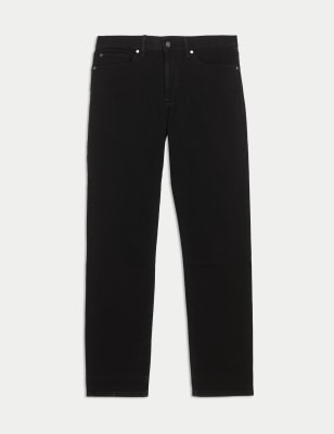 

Mens M&S Collection Straight Fit Jeans with Stormwear™, Black